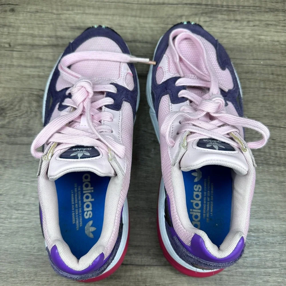 Adidas~Originals Falcon~Women's~Pink/Purple Running Shoes~Size 8